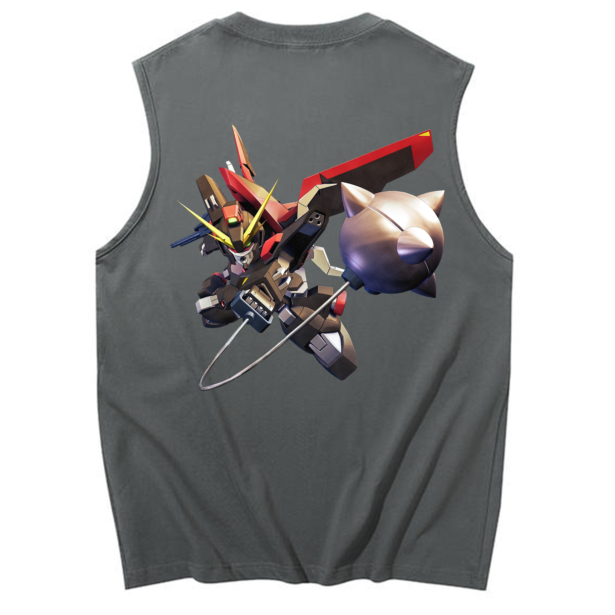 （画像用） 機動戦士ガンダム Mobile Suit Gundam コットン100％タンクトップ（背面プリント）
